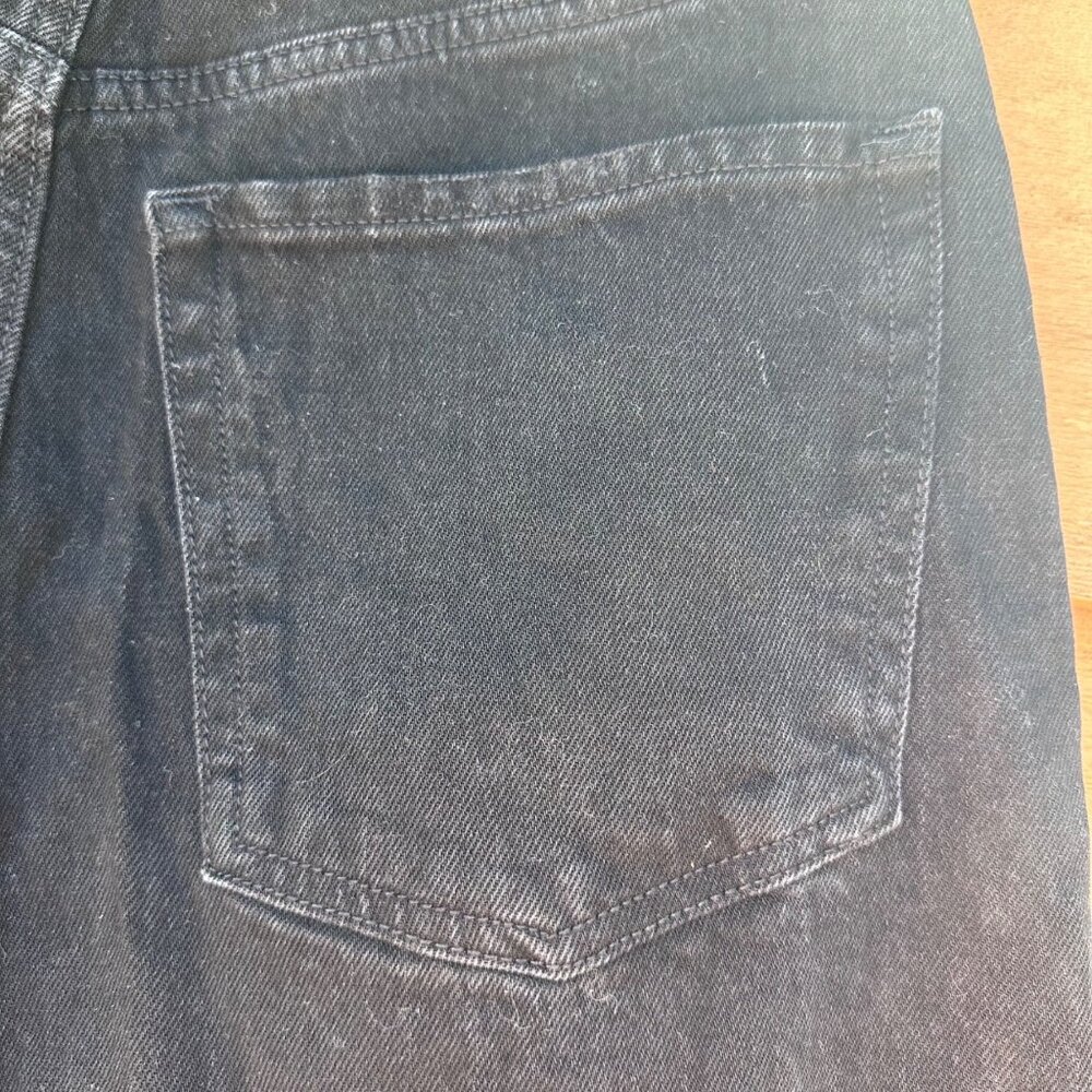 Wild Fable High-Rise Black Baggy Jeans With Distressed Knees Size 8/29 Cotton Bl - Picture 14 of 14